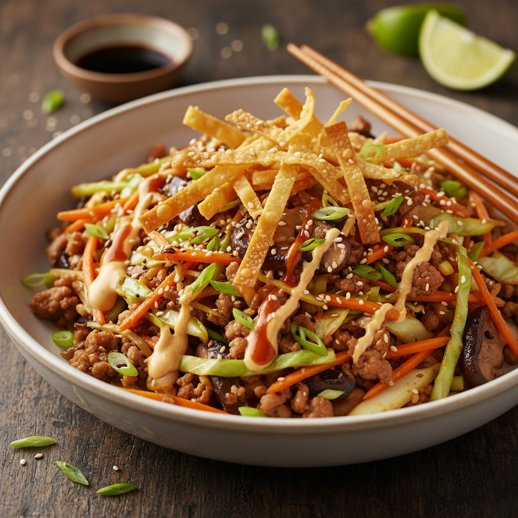 Egg Roll in a Bowl – Fast, Flavorful & Low Carb Weeknight Dinner