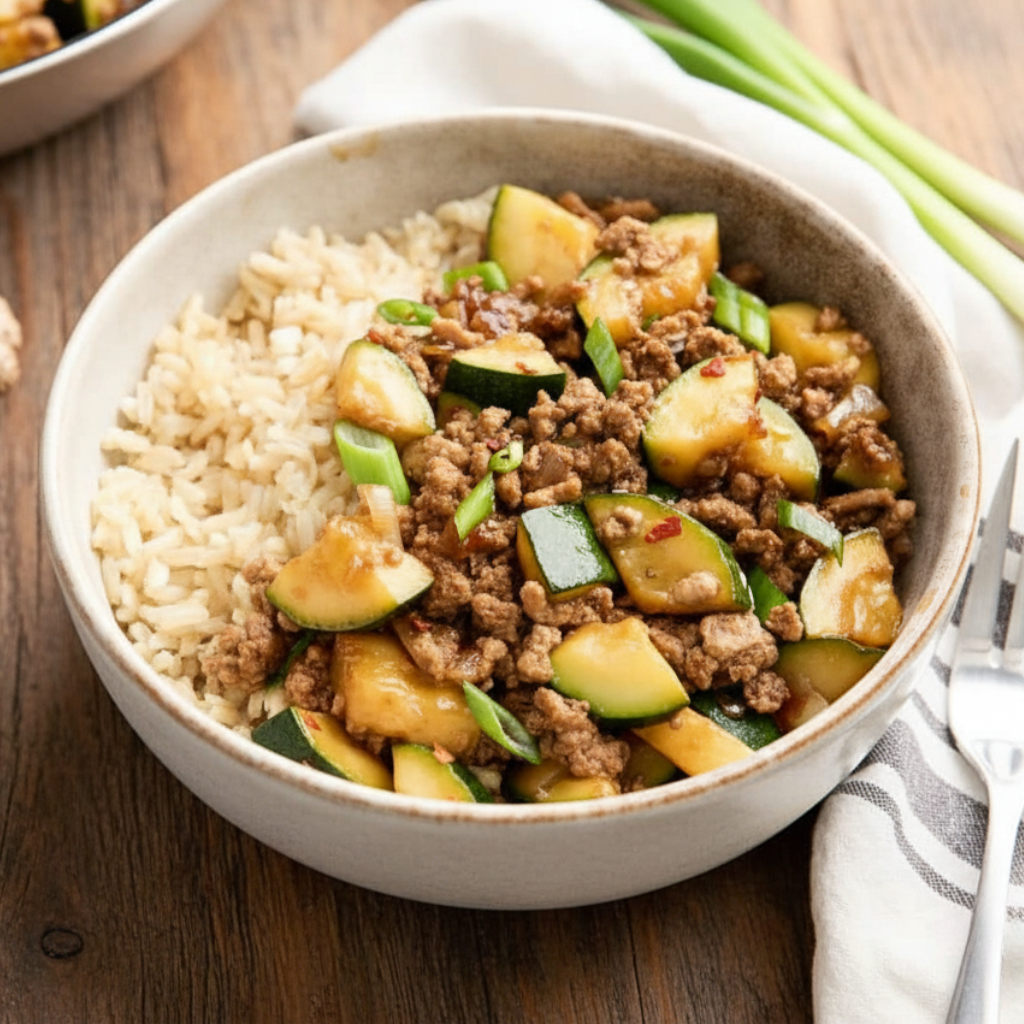 Turkey and Zucchini Skillet