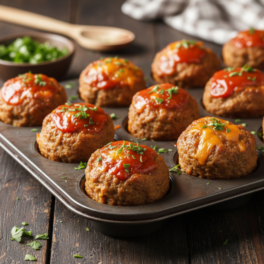 Mini Turkey Meatloaf Muffins – Juicy, Flavorful & Perfect for Meal Prep