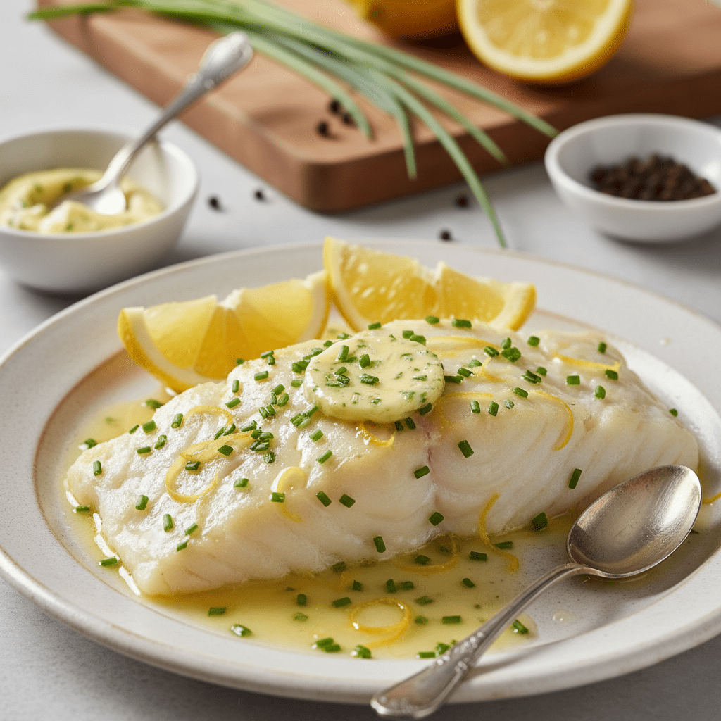 Baked Cod with Lemon and Chive Butter – Flaky, Light & Ready in 20 Minutes