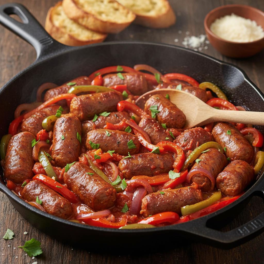 Italian Sausage and Peppers Skillet