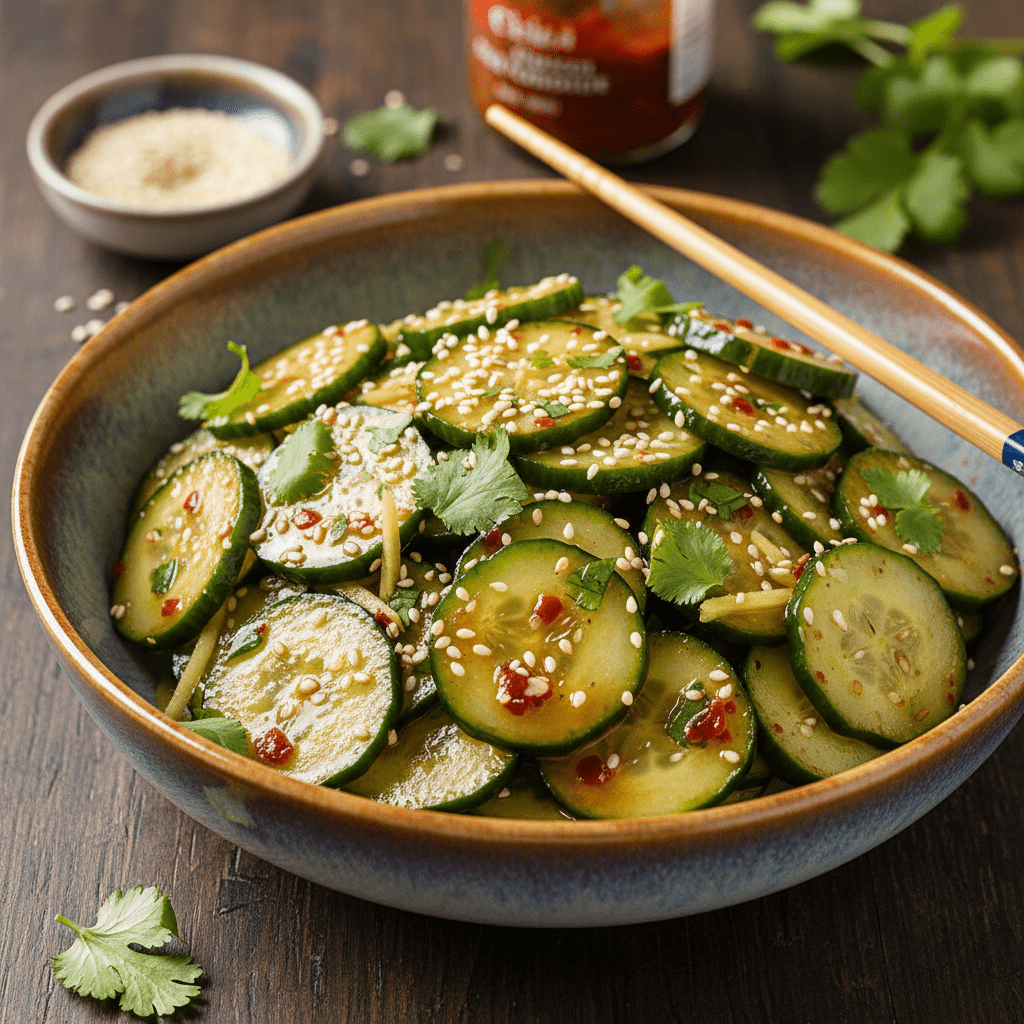 Spicy Asian Cucumber Salad