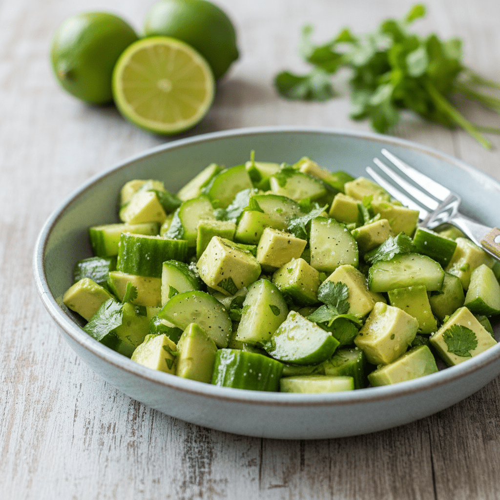 Cucumber Avocado Salad